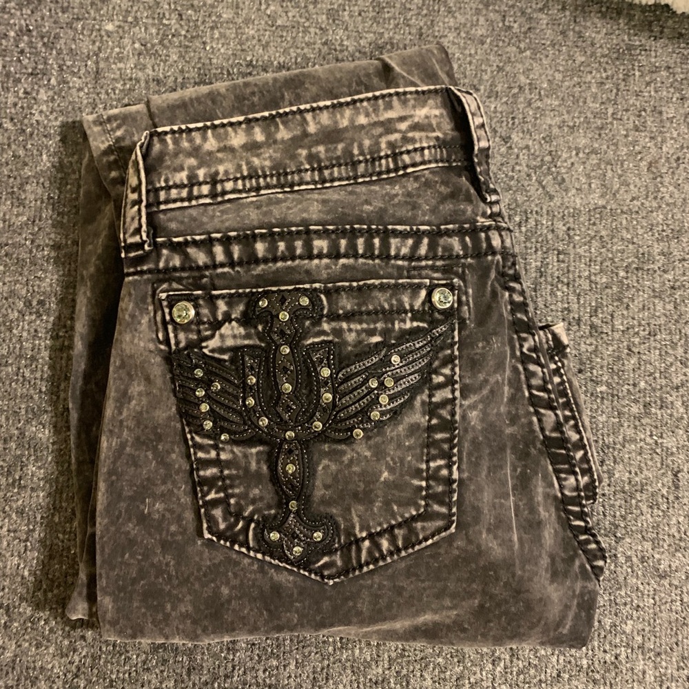 Very Cool Faux Suede Miss Me Skinny Jeans